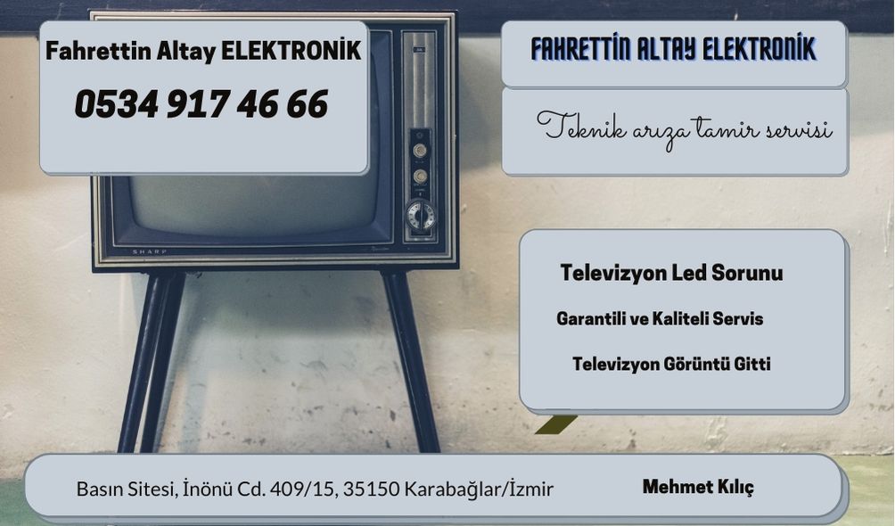 Televizyon Arıza Tamiri Fahrettin Altay